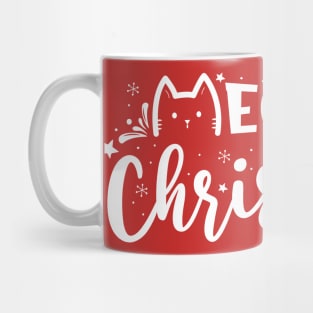 Meowy Christmas Mug